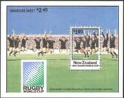 New Zealand (NZ) 1991 World Cup Rugby/ WC/ Sports/ Games/ Animation 1v m/s (n43641)