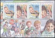 New Zealand (NZ) 1996 Safety / Health / Welfare / Children / Animation 4v m / s (n16551)
