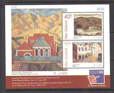New Zealand PHILEX FRANCE '99 Art m / s ref:n15908