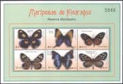 Nicaragua 2000 Butterflies/ Insects/ Nature/ Conservation 6v m/s (n42796)