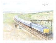 Nicaragua 2000 Trains/ Railways/ Rail/ Locomotives/ Engines/ Transport 1v m/s (s705j)