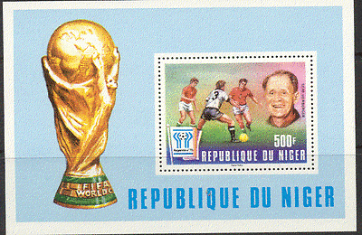 Niger 1978 Football / WC / Sports / Games / Soccer m / s b10080