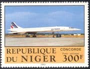 Niger 1983 Concorde/ Planes/ Aircraft/ Aviation/ Flight/ Transport 1v (s4223)