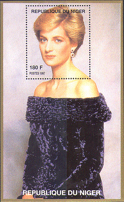 Niger 1997 Deluxe DIANA, Princess of Wales m / s n14074