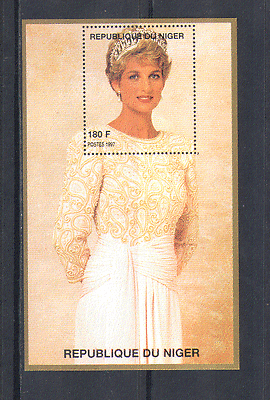 Niger 1997 Deluxe DIANA, Princess of Wales m / s n14075