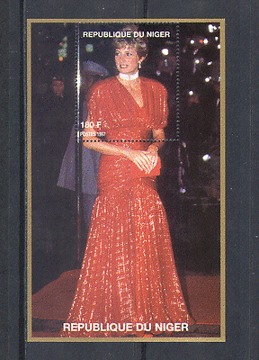 Niger 1997 Deluxe DIANA, Princess of Wales m / s n14077