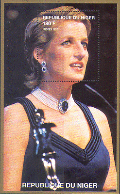 Niger 1997 Deluxe DIANA, Princess of Wales m / s n14080