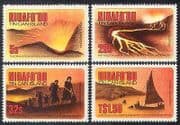 Niuafo'ou 1983 Volcano / Eruption / Evacuation / Canoe / Boats / Transport 4v set (n40076)