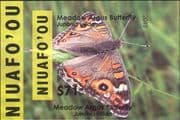 Niuafo'ou 2015 Butterflies/ Insects/ Nature/ Butterfly/ Express Mail/ EMS IMPERF m/s (b3356k)