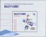 Niuafo'ou 2017 Halley's Comet/ Spacecraft/ Orbits/ Space/ Astronomy 1v m/s (b8001sa)