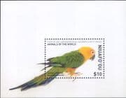 Niuafo'ou 2018 Parakeet/Parrots/ Birds/ Nature/ National Geographic 1v m/s (b9771g)