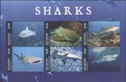 Niuafo'ou 2019 Sharks/ Marine Animals/ Wildlife/ Nature 6v m/s (b9092y)