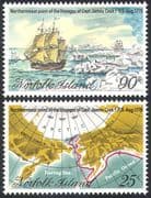 Norfolk Is 1978 Captain Cook/ Ships/ Sailing/ Maps/ Nautical/ Transport 2v set (n41636)
