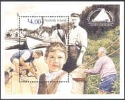 Norfolk Is 2000 Boat Building/ Whaler/ History/ Heritage/ Transport 1v m/s (n18051)