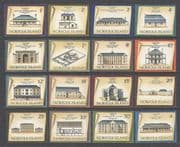 Norfolk Island 1973 Barracks/ Gaol/ Jail/ Buildings/ House/ Architecture/ History/ Heritage 16v set (n20725)