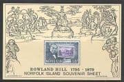 Norfolk Island 1979 Rowland Hill / Elephant 1v m / s n20772
