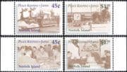 Norfolk Island 2001 Peace Keeping/ War/ Military/ Soldiers/ Army/ Transport 4v set (b210p)