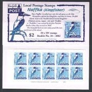 Norfolk Island 2002 Nuffka Kingfisher 20v bklt (n21064)