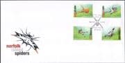Norfolk Island 2004 Spiders/ Insects/ Nature/ Arachnids/ Conservation 4v set FDC (n13208)