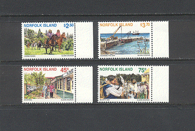 Norfolk Islands 1996 Horse / Ship / Tourism 4v set (n18789)