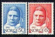Norway 1968 Nursing / Nurse / Medical / Health 2v set n29123