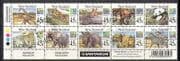 NZ 1994 Bear / Panda / Zebra / Lion / Tiger / Animals / Wildlife / Nature 10v c / b vfu (n22782)