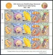 Palau 1987 Fish/ Crab/ Shrimp/ Anemone/ Marine / Nature / Wildlife 15v sht (n31442)