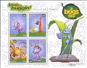 Palau 1998 "Bug's Life"/ Disney/ Films/ Cinema/ Animation/ Insects 4v sht (b798y)