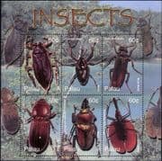 Palau 2003 Insects/ Beetles/ Nature/ Bugs/ Wildlife/ Conservation 6v m/s (s4834)