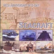 Palau 2004 D-Day Landings/ WWII/ Second World War/ Military/ Ships 6v m/s (b6208e)