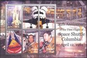 Palau 2006 First Flight Space Shuttle Columbia 25th Anniversary/ Rockets/ Transport/ Astronauts/ People 6v m/s (n16827)