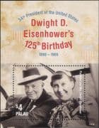 Palau 2015 Dwight D Eisenhower/ Politicians/ Politics/ People 1v m/s (b4636k)