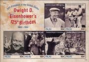 Palau 2015 Dwight D Eisenhower/ Politicians/ Politics/ People 6v m/s (b4636m)