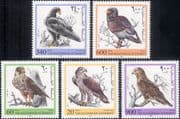 Palestinian Authority 1998 Buzzard/ Eagles/ Hobby/ Birds of Prey/ Nature/ Wildlife 5v set (b2462b)