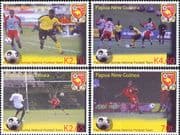 Papua New Guinea - PNG 2004 FIFA 100th Anniversary/ Football/ Sports/ Soccer/ Teams 4v set (b2060y)