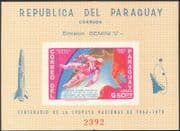Paraguay 1966 Edward White/ Space Walk/ "Gemini V"/ Astronaut IMPERFORATE m/s (b4200)