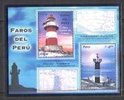 Peru 2006 LIGHTHOUSES / Maps / Maritime Safety m / s (n16156)