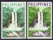 Philippines 1959  Waterfalls/ Trees/ Tourism/ Plants/ Nature  2v set  (n27378)
