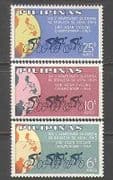 Philippines 1965 Bikes / Cycling / Sports / Bicycles / Racing / Transport 3v set (n26126)