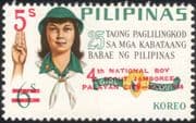 Philippines 1969 Scouts/ Girl Guides/ Scouting/ Youth/Leisure 1v surcharge (n33791)
