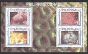 Philippines 1994 Coral / Marine / Nature / Reefs / Sealife 4v m / s (n33992)