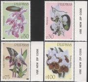 Philippines 2003 Orchids/ Flowers/ Plants/ Nature/ Conservation/ Environment 4v set (n44499)