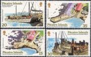 Pitcairn Islands 1978 Harbour Construction/ Ship/ Boat/ Bulldozer/ Transport 4v set (n13743)