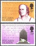 Pitcairn Islands 1979 John Adams/ Mutiny/ People/ HMS Bounty/ History 2v set (n13740)