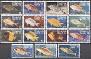 Pitcairn Islands 1984 Fish / Eel / Marine / Nature / Wildlife 15v set (s2655)