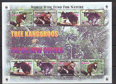 PNG 2003 WWF Tree Kangaroo / Endangered Species m / s s5908