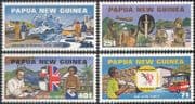 PNG/Papua New Guinea 1980 UPU/ Planes/ Mail Van/ Military Post/ Ship/ Postal Transport 4v set (n41754)