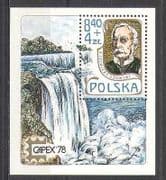 Poland 1978 Capex / Waterfall / River / Water 1v m / s (n24100)