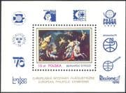 Poland 1979 "Europhil '79"Bernardo Strozzi/ Art/ Painting/ Artists/ People/ StampEx 1v m/s (n44427)