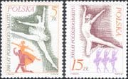 Poland 1985 Polish Ballet 200th/ Dancers/ Dance/ Dancing/ Music/ Arts 2v set (n46674)
